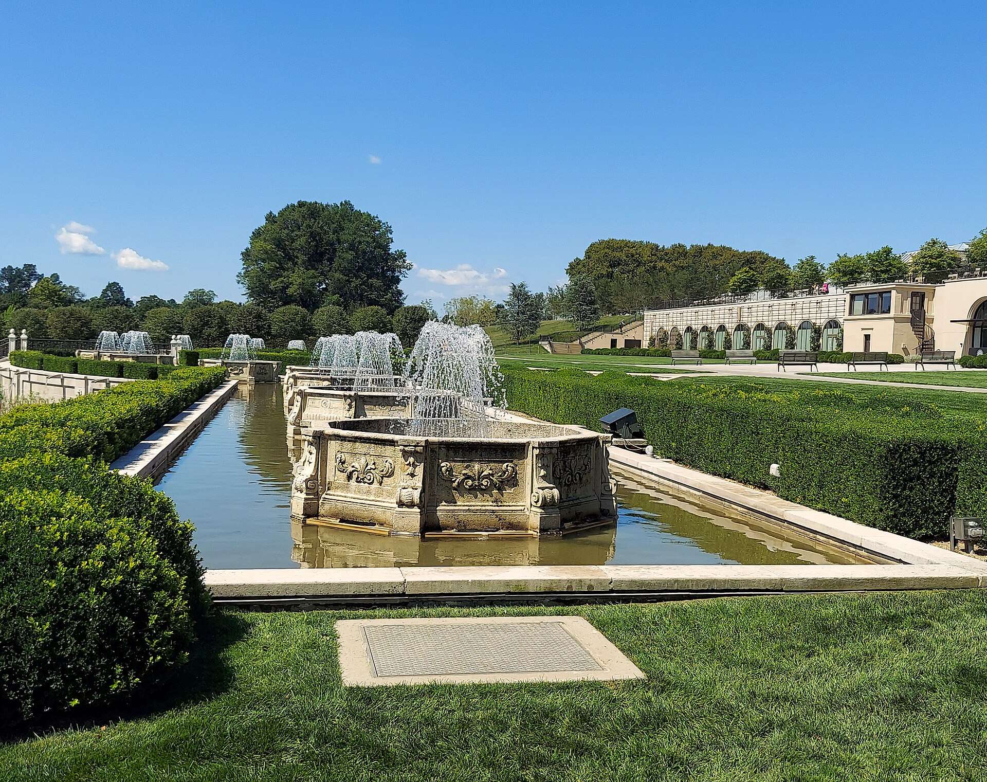 The Main Fountain Garden at Longwood